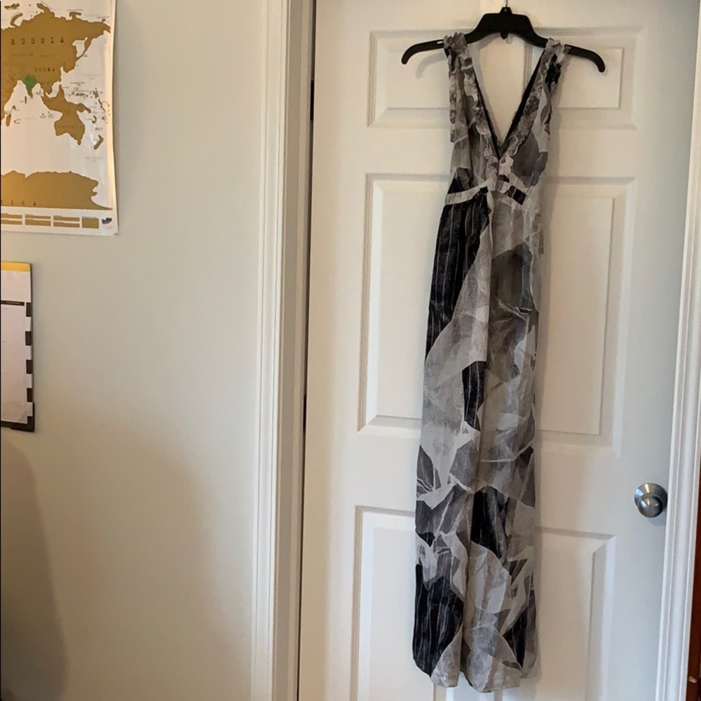 Banana Republic Monogram Silk Patio Dress